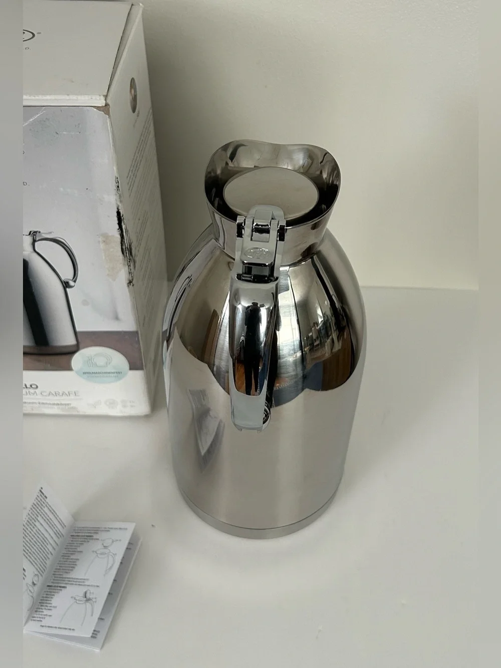 Alfi Hotello Stainless Steel Vacuum Insulated Thermos Carafe 1.5 L Hot & Cold